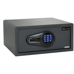 hjh OFFICE Tresor SAFE COMPACT I Stahl