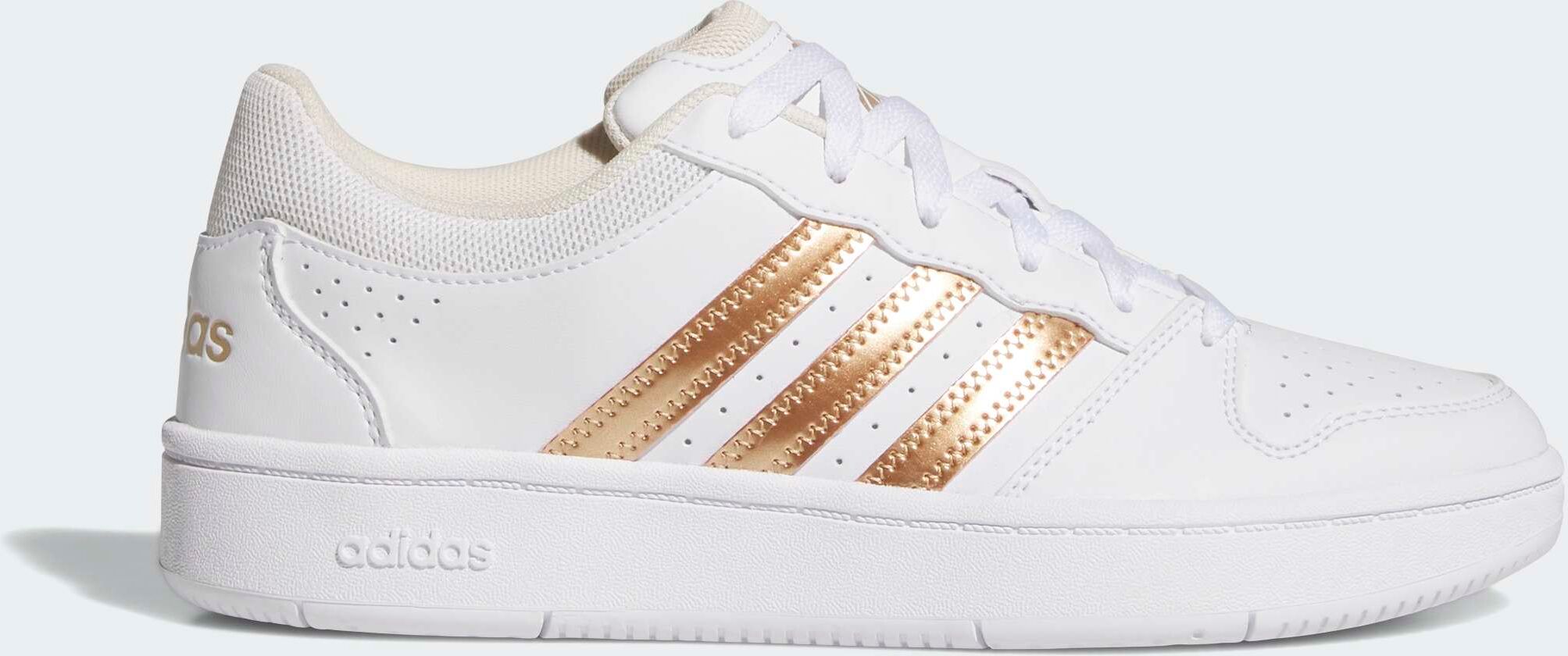 Sneaker ADIDAS SPORTSWEAR "HOOPS CLASSIC", Damen, Gr. 41, cloud weiß, supplier colour, wonder weiß, Synthetik, Schuhe Sneaker