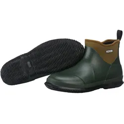 VEVOR Deckstiefel, Regenstiefel, Gummistiefel, Knöchelstiefel, isolierte Schlammstiefel für die Gartenarbeit, Neopren-Gummi, leicht und langlebig, für Fertigung, Landwirtschaft, Größe 7 US