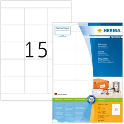 Herma, Etiketten, Etiketten