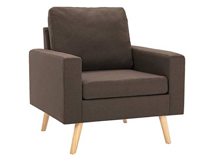 Bussandri Exclusive - Fauteuil stof bruin