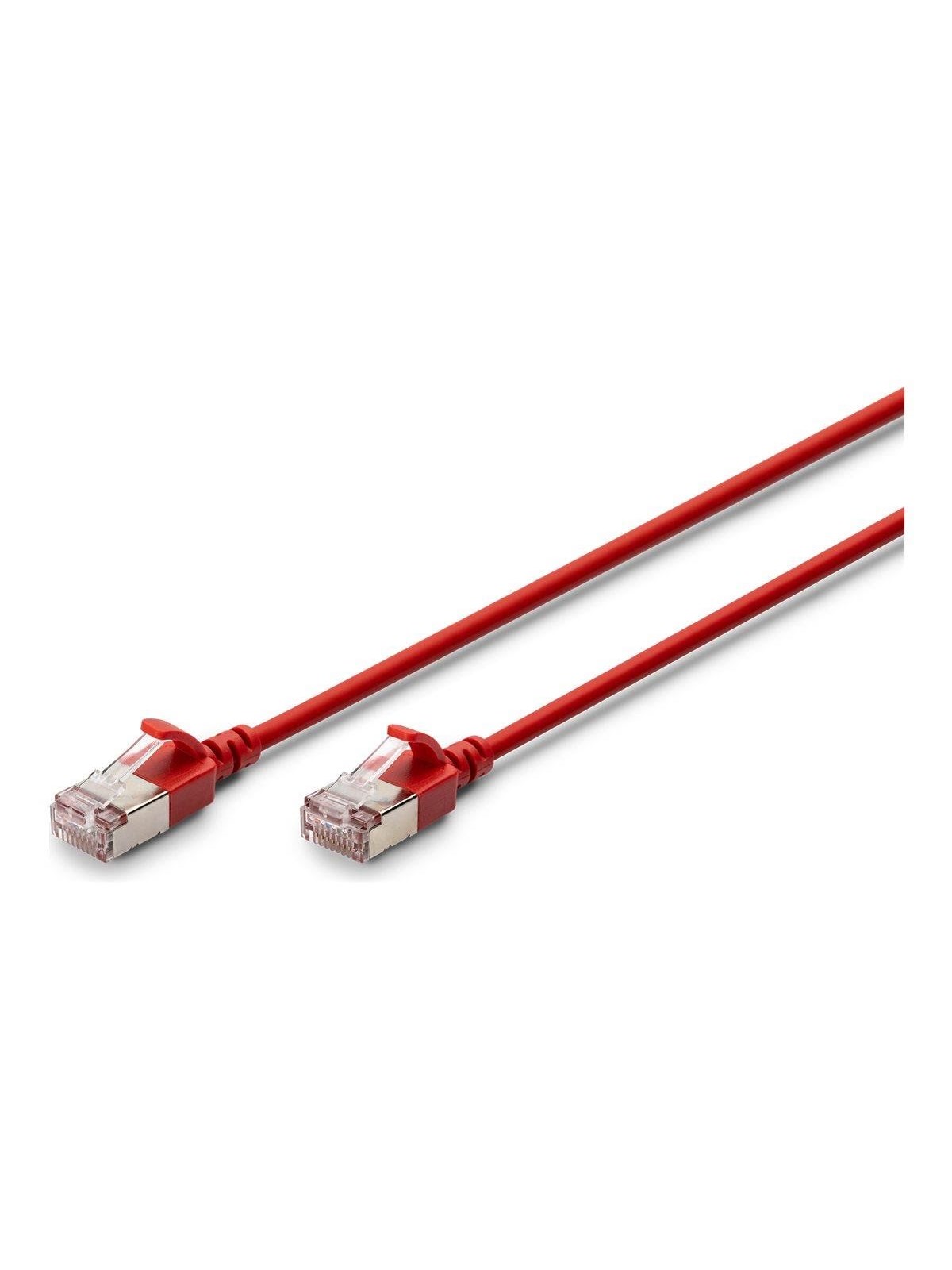 DIGITUS patch cable - 1 m - red - Rot