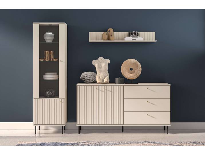 Wohnzimmer-Set Wohnzimmer Set 3-teilig – SOPHIE