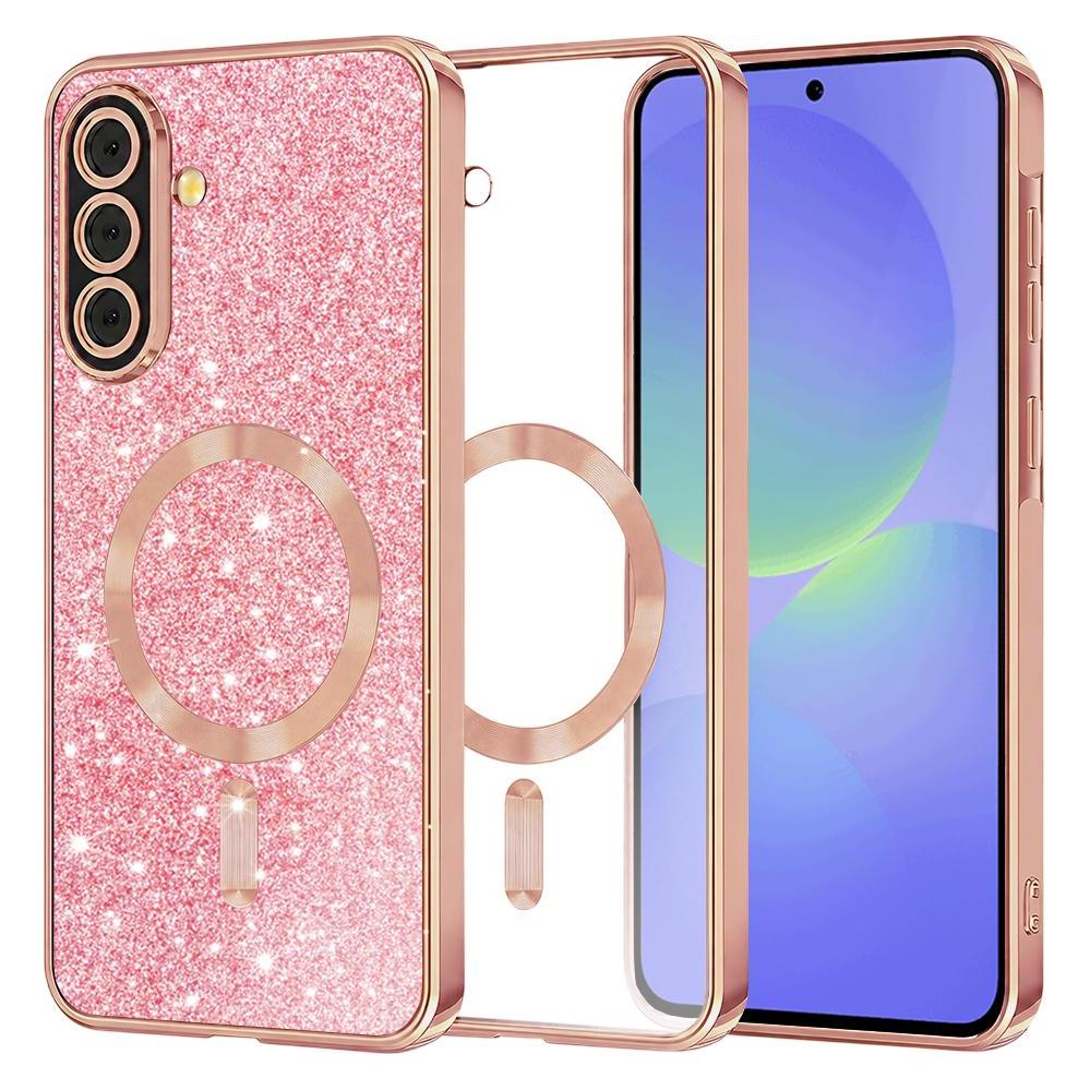 Techsuit - Luxury Glitter MagSafe - Samsung Galaxy A36 5G / A56 5G - Rose Gold (Samsung Galaxy A56 5G) (56364383)
