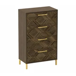 Tchibo - Kommode »Glenn« - 60x33x100,7cm - gold -