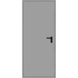Ryterna RD40 Nebeneingangstüre - RAL 9006 strukturiert