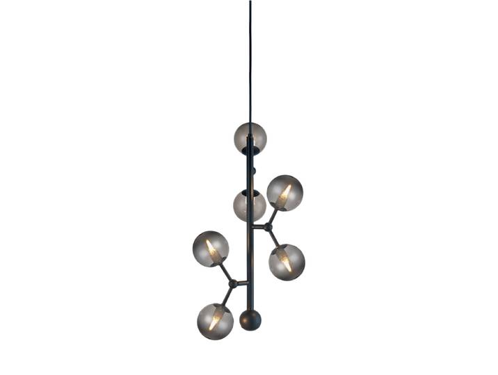 Vertical Design Pendellmape Atom Rauchglas Halo Design