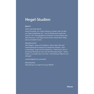 Hegel-Studien Band 6, Taschenbuch von , Meiner, F, 978-3-7873-1470-6