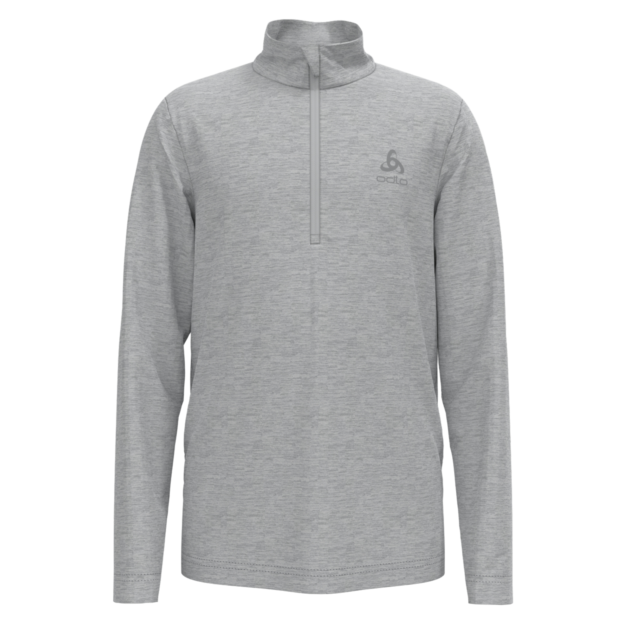 Odlo Berra Half Zip Kinder Longsleeves grau Größe 116 Trekking Elastisch