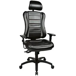 Topstar Bürostuhl »Head Point RS« mit Kopfstütze ohne Armlehnen schwarz