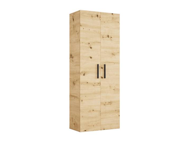 Masseno Garderobenschrank Modulo 80/204/40 cm Modern Garderobe-Set Eiche Artisan, 6 Fächer, 80x204x40 cm, Garderobe, Garderobenschränke