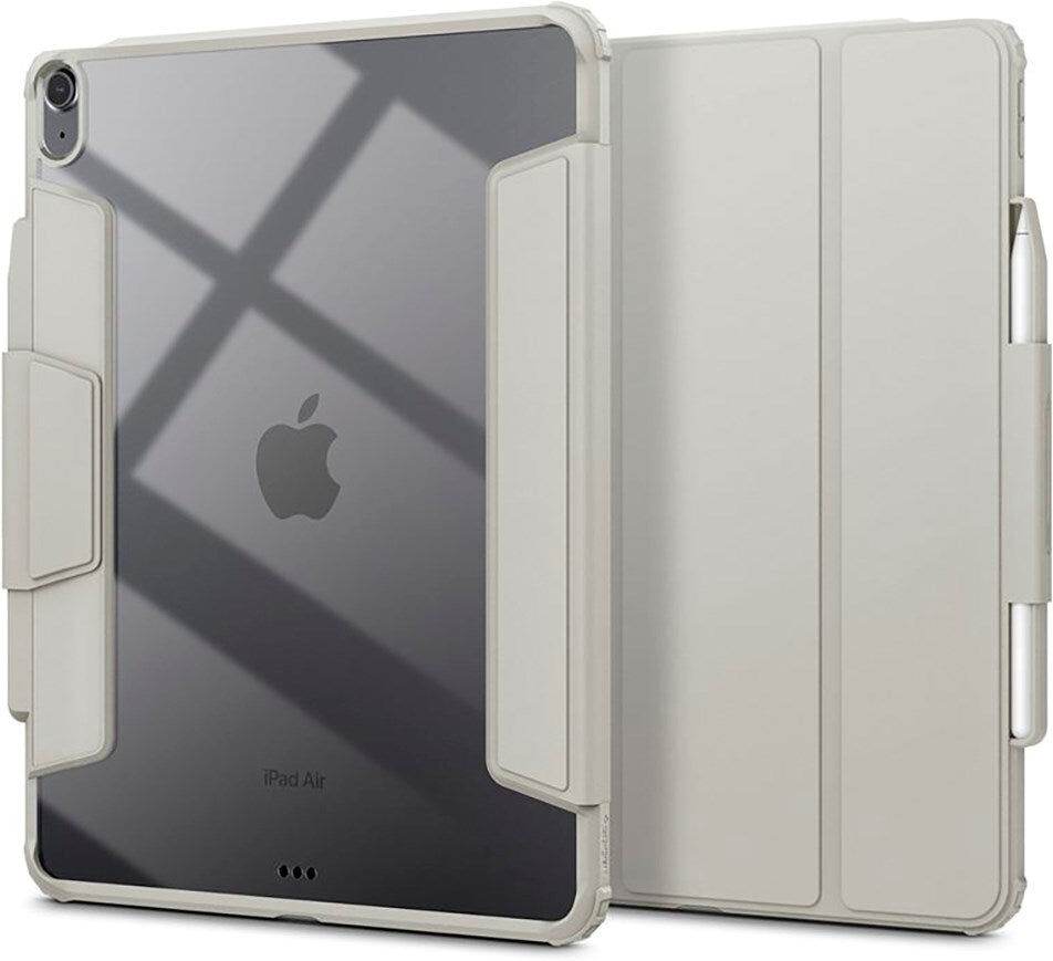 iPad Air 13" (2026 / 2025 / 2024) Spigen Air Skin Pro Læder Cover - Grå