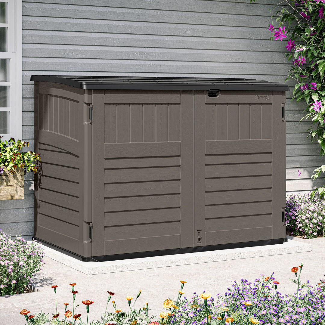 Suncast Stow-Away Large Store Grey 179cm W X 112cm D X 132cm H