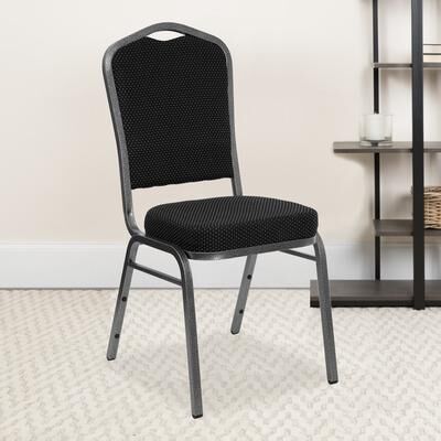Lancaster Home "4 Pack Crown Back Stacking Banquet Chair - 20.25""D x 17.25""W x 38""H"