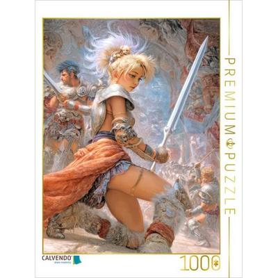 CALVENDO Puzzle Anime Kriegerinnen | 1000 Teile Lege-Größe 64x48cm Foto-Puzzle für glückliche Stunden
