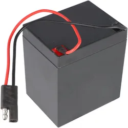 AccuCell, Werkzeugakku + Ladegerät, Akku Rasenmäher Sabo 43 52 54 Vario E Toro Briggs Stratton SABO Clip (12 V)