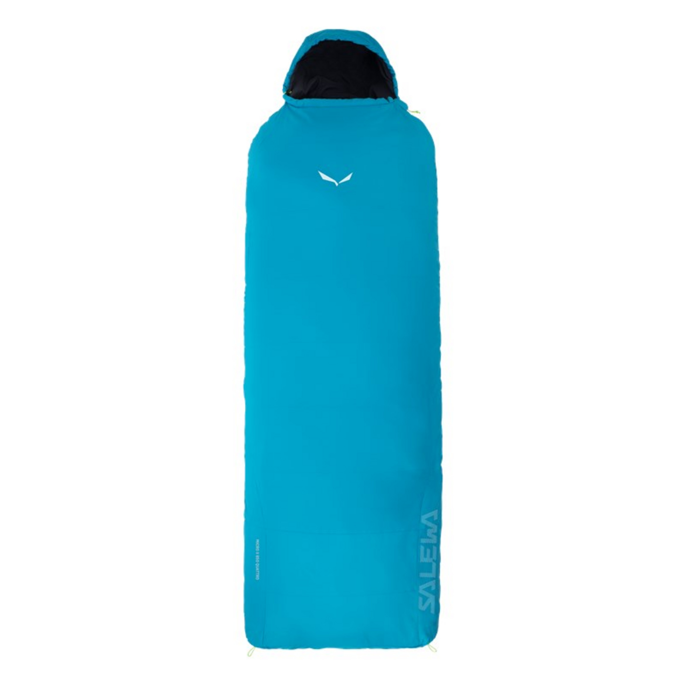 Salewa Micro II 850 Quattro Schlafsack Kunstfaserschlafsäcke blau Größe max. 185cm Camping Wasserabweisend
