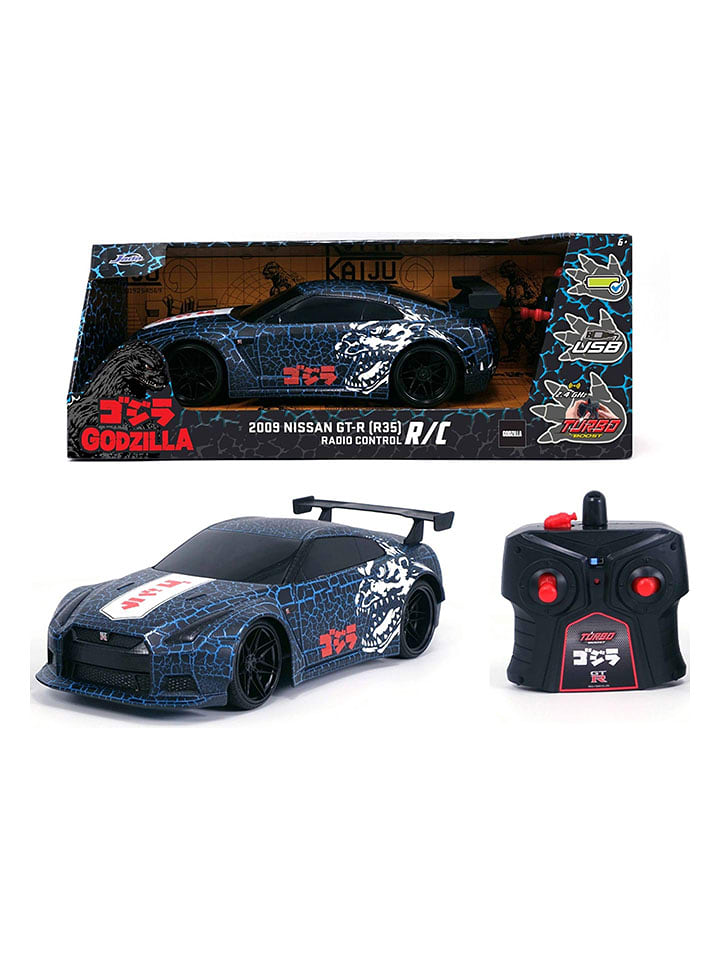 Dickie Toys Ferngesteuerters Auto ''Godzilla 2009 Nissan GT-R'' - ab 6 Jahren - onesize