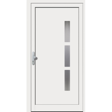 WINDOWCENTER Haustür KS weiss Melle, 60mm B1100 x H2100 mm, links 08055292