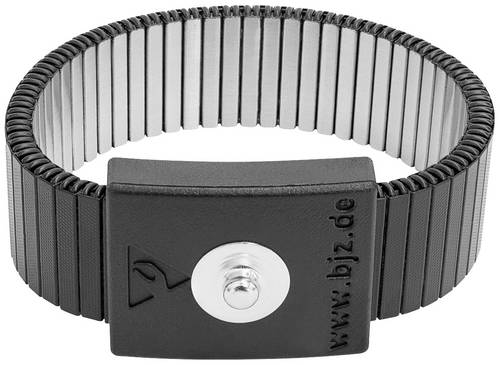 BJZ A-64119 ESD-Metallarmband Schwarz