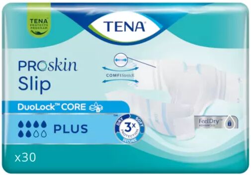 Tena Slip Plus Pañal Incontinencia S X 30