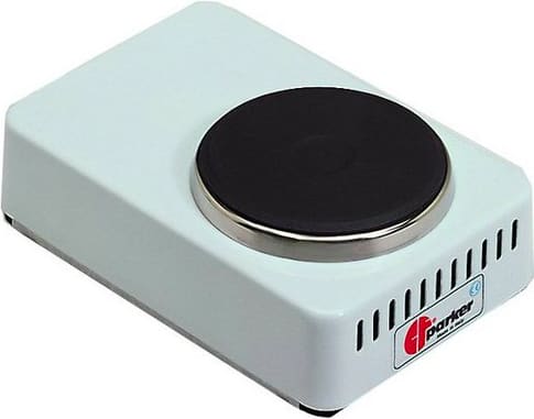 Parker 5310p Fornello Elettrico 1 Piastra Potenza 450 Watt Piastra Sigillata Colore Bianco - 5310p