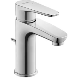 Duravit B.1 S Waschtischarmatur B11010001010 chrom, mit Ablaufgarnitur, Ausladung 101mm
