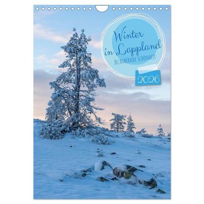 Winter in Lappland - Bezaubernde Schönheit (Wandkalender 2026 DIN A4 hoch), CALVENDO Monatskalender