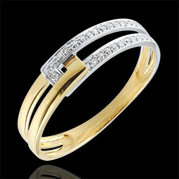 Edenly Ring Vereinigung bicolor