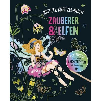 Zauberer und Elfen - Kritzel-Kratzel-Buch für Kinder ab 5 Jahren, Taschenbuch von , Naumann & Göbel, 978-3-625-19190-2