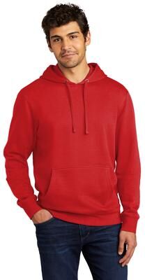 District DT6100 V.I.T. Fleece Hoodie in Fiery Red size 2XL   Cotton/Polyester Blend