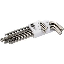 Bahco BE-9770I Sechskant Winkelschraubendreher-Set 2.5 mm, 2 mm, 3 mm, 4 mm, 5 mm, 6 mm, 8 mm, 10 mm 9teilig