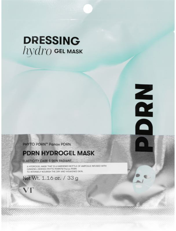 VT Cosmetics PDRN Hydrogel Mask intensive hydrogel mask with firming effect 33 g