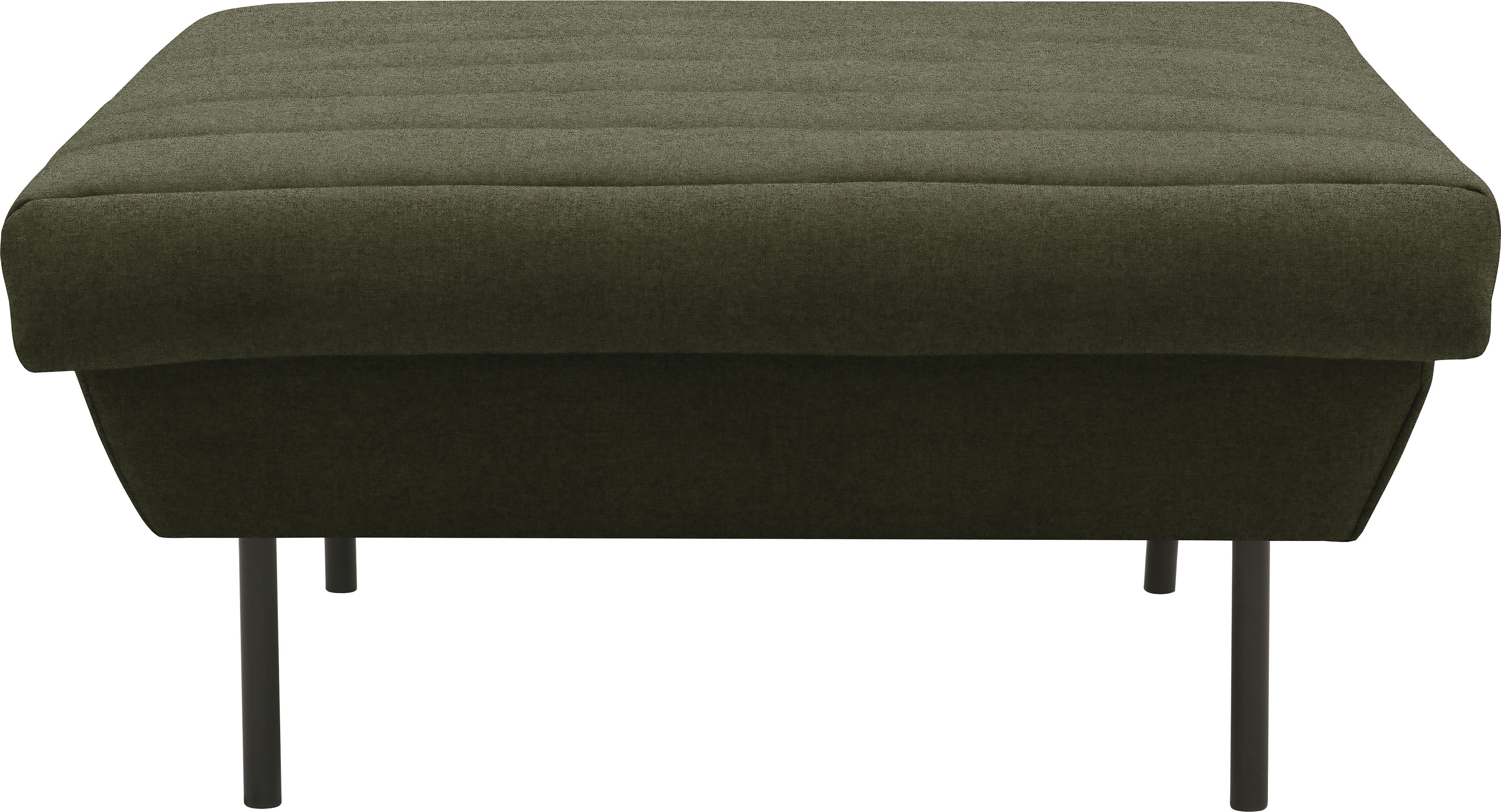 Hocker "LOOKS IX", grün, B:90cm H:45cm T:105cm, 100% Polyester, LOOKS BY WOLFGANG JOOP, Hocker, Hocker, Quersteppung, passend zur Serie LOOKS IX