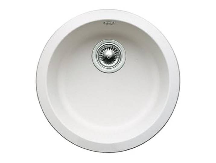 BLANCO RONDO Granitspüle aus SILGRANIT weiß Einbauart: Einbau von Oben