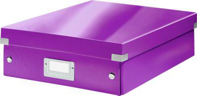 LEITZ® Organisationsbox Click + Store, mittel, violett