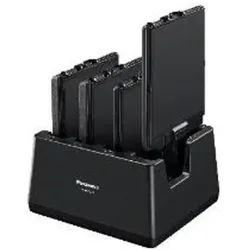 Panasonic FZ-VCBG210 4-Fach Akkuladegerät für Toughbook G2 (Panasonic Toughbook G2), Tablet Hülle, Schwarz