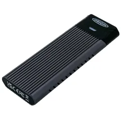 Origin Storage USB-C Single NVMe/SATA M.2 (2240/2260/2280) SSD Enclosure (M.2 2240, M.2 2260, M.2 2280), Festplattengehäuse, Schwarz