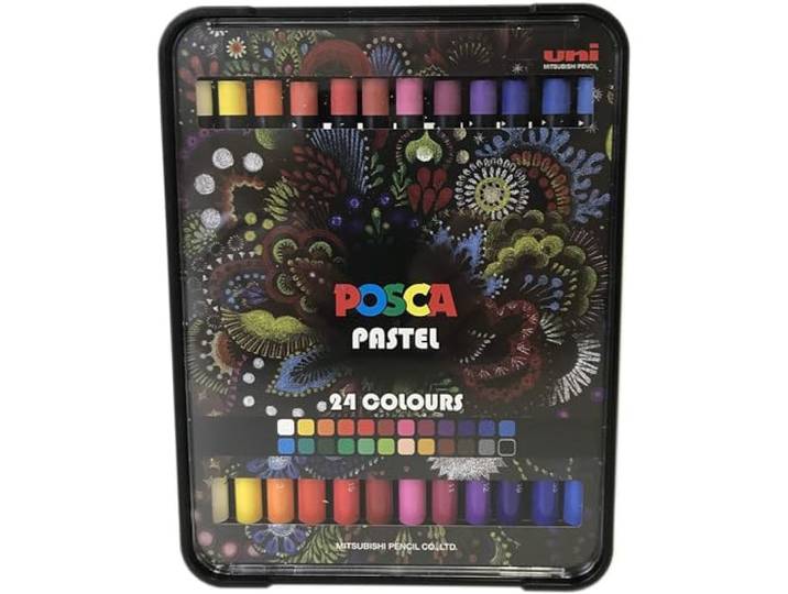 POSCA Coffret de 24 Bâtonnets de Pastel Pastel