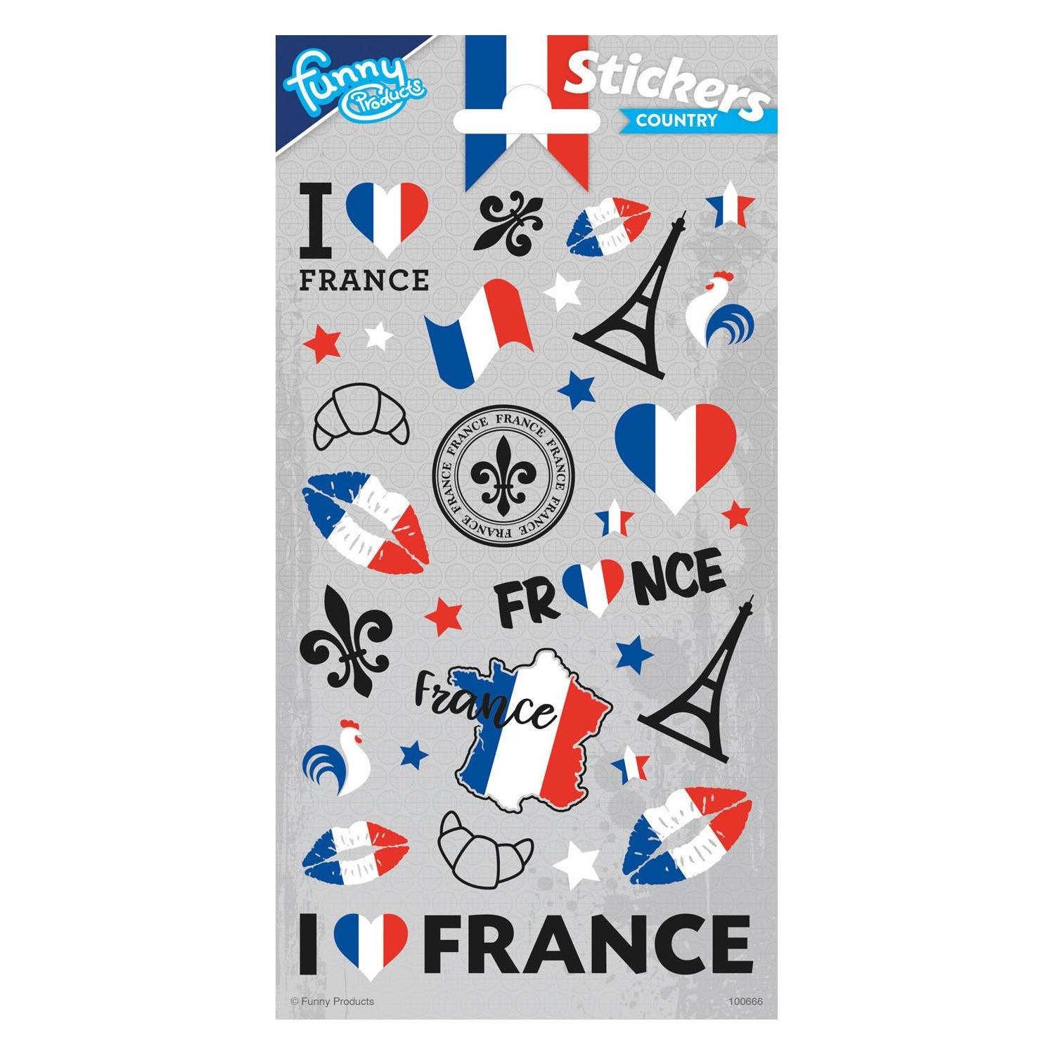 Totum Aufkleberbogen Frankreich (47128558)
