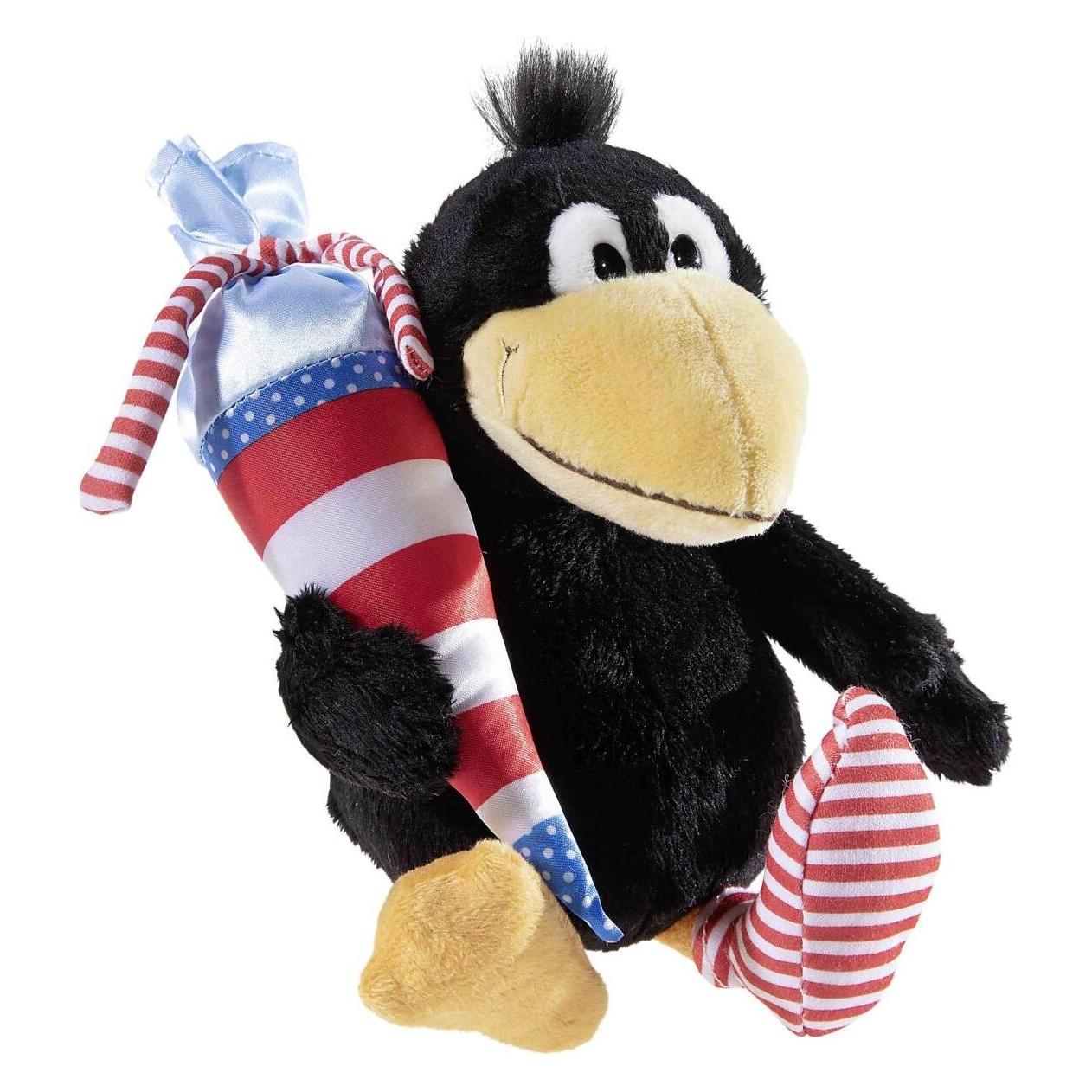 Heunec Plüsch Der kleine Rabe Socke mit Schultüte schwarz 15cm (1x) (63912106)