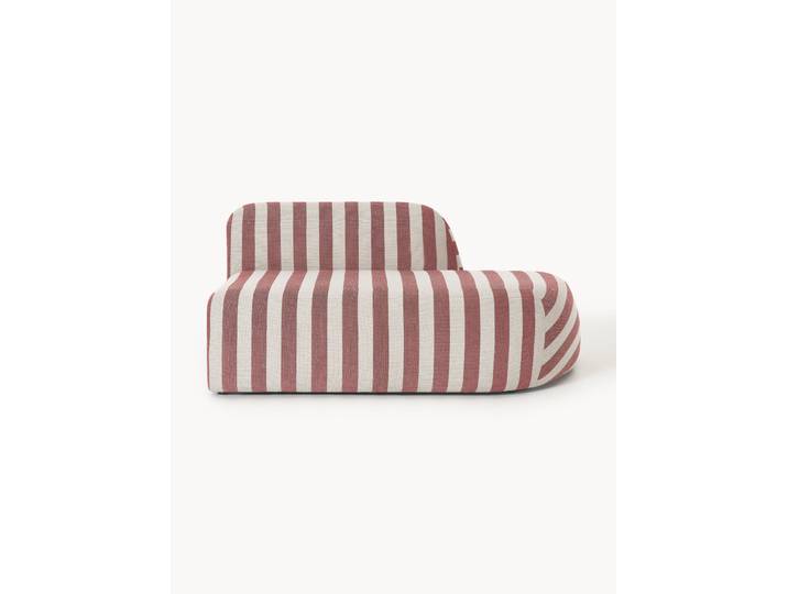 Gestreepte chaise longue module Wolke
