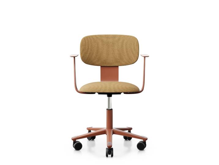Bürodrehstuhl HAG Tion 2160 mit Fixarmlehnen, Gelb, Neu, Ergonomischer Stuhl - ideal für flexibles Arbeiten