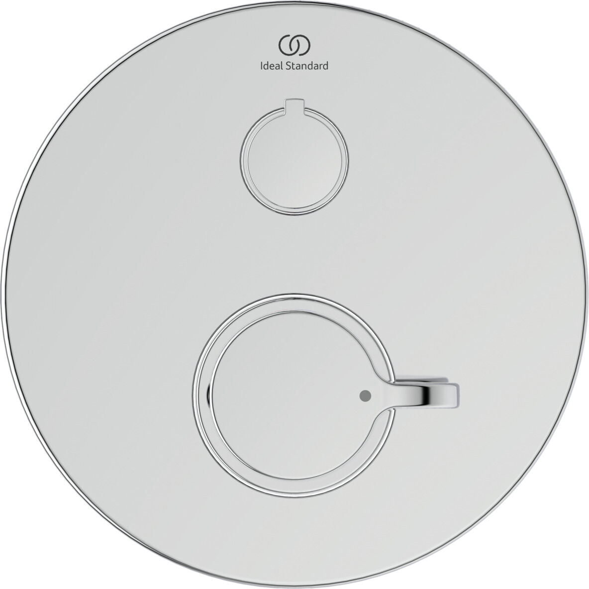 Ideal Standard 2 kit de montage A6868AA pour thermostat de douche à encastrer, avec désinfection thermique, chromé