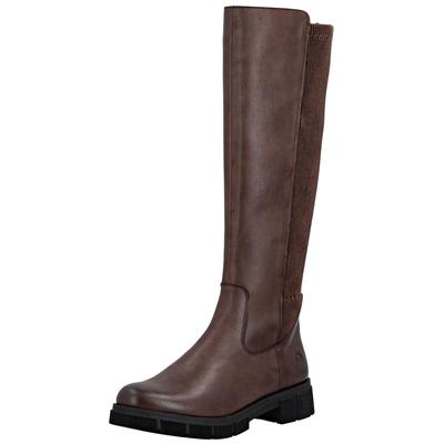 Stiefel REMONTE "Remonte Stiefel Glattleder", Damen, Gr. 42, braun, Glattleder, Schuhe Stiefel