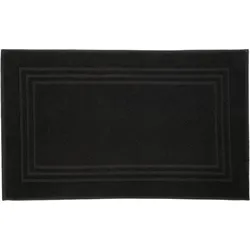 Kleine Wolke Frottiervorleger Lodge Schwarz 50x80 cm