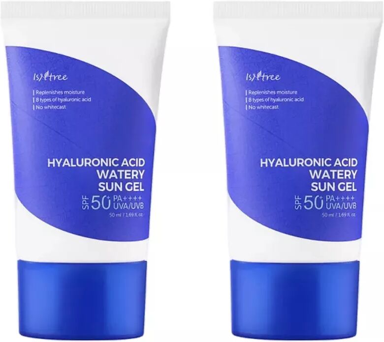 Isntree - Hyaluronic Acid Watery Sun Gel SPF50+ PA++++ DUO, 2x50 ml