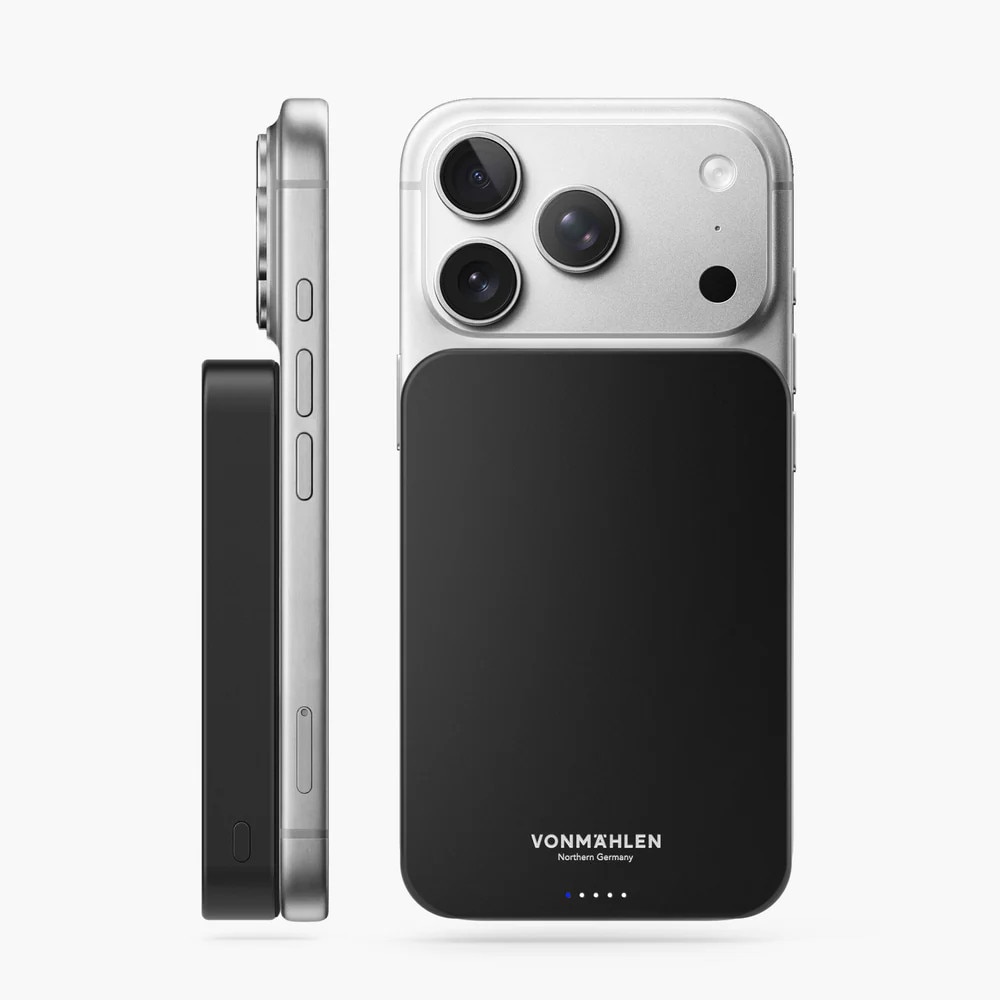 Vonmählen Evergreen Mag Powerbank 10000 mAh 15 Watt Schwarz