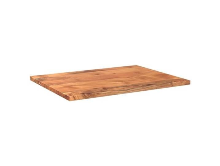 Tischplatte Eckig 90x70x3,8 cm Massivholz Akazie Akazie Massivholz, Tischplatte 90x70, rechteckig, rustikaler Charme, leichte Reinigung, Unikat