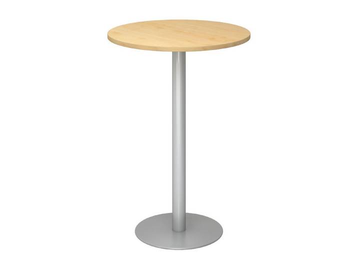 bümö Stehtisch bümö Stehtisch Serie, Dekor: Ahorn - Gestell: Silber